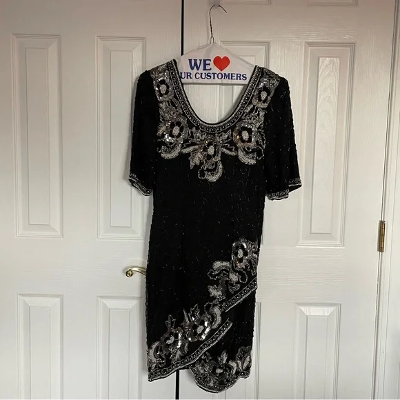 Laurence Kazar | Dresses | Beaded Laurence Kazar Dress | Poshmark
